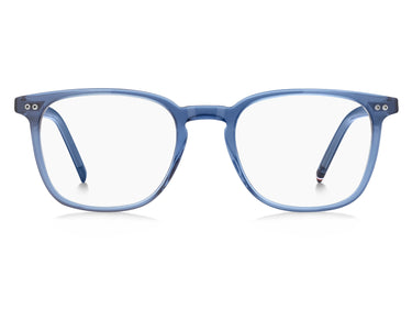 Premium Men Tommy Hilfiger Eyeglasses: TH 1814 - Blue Ruthenium - SpecSMART Eye Clinic (Front View)